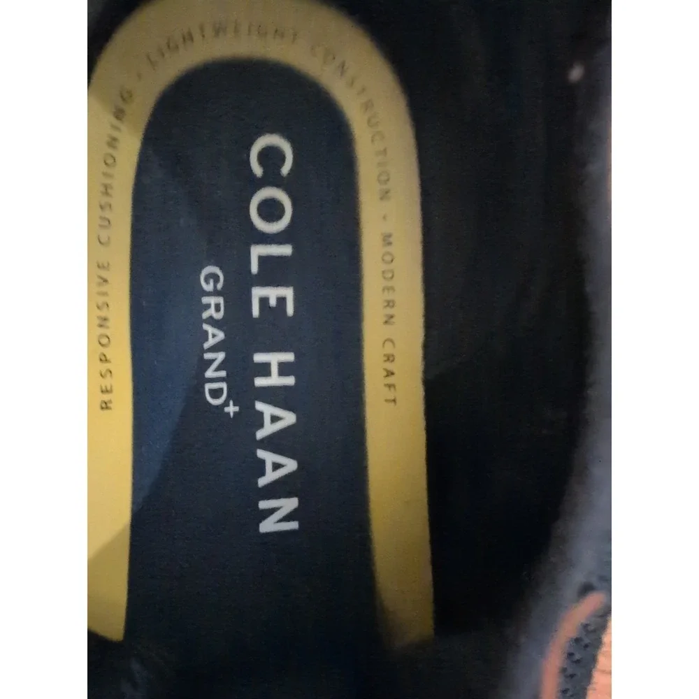 Cole Haan Grandsport Journey Men's 13M Sneakers Shoes Navy Blue Woodbury Knit